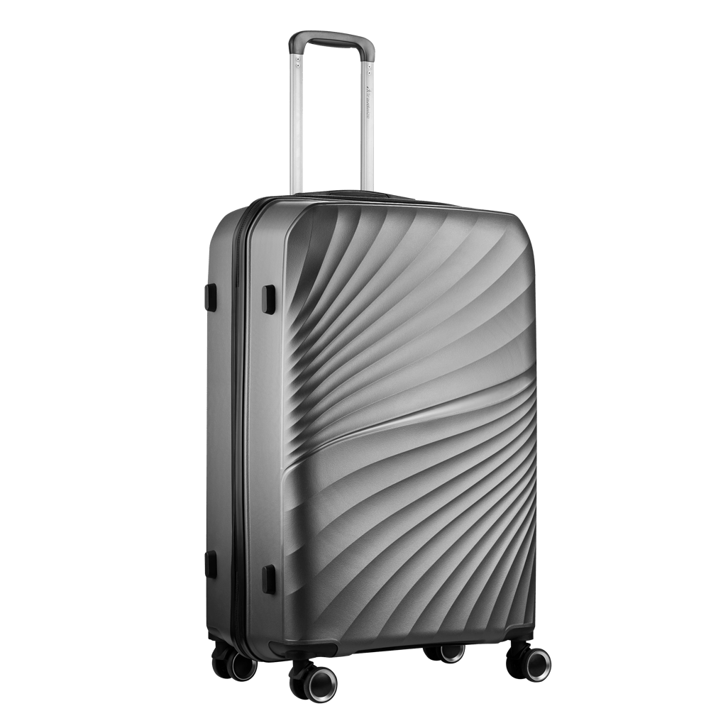 Travelwize Quartz PP 4 - Wheels Spinner Luggage - Silver - Shopping4Africa