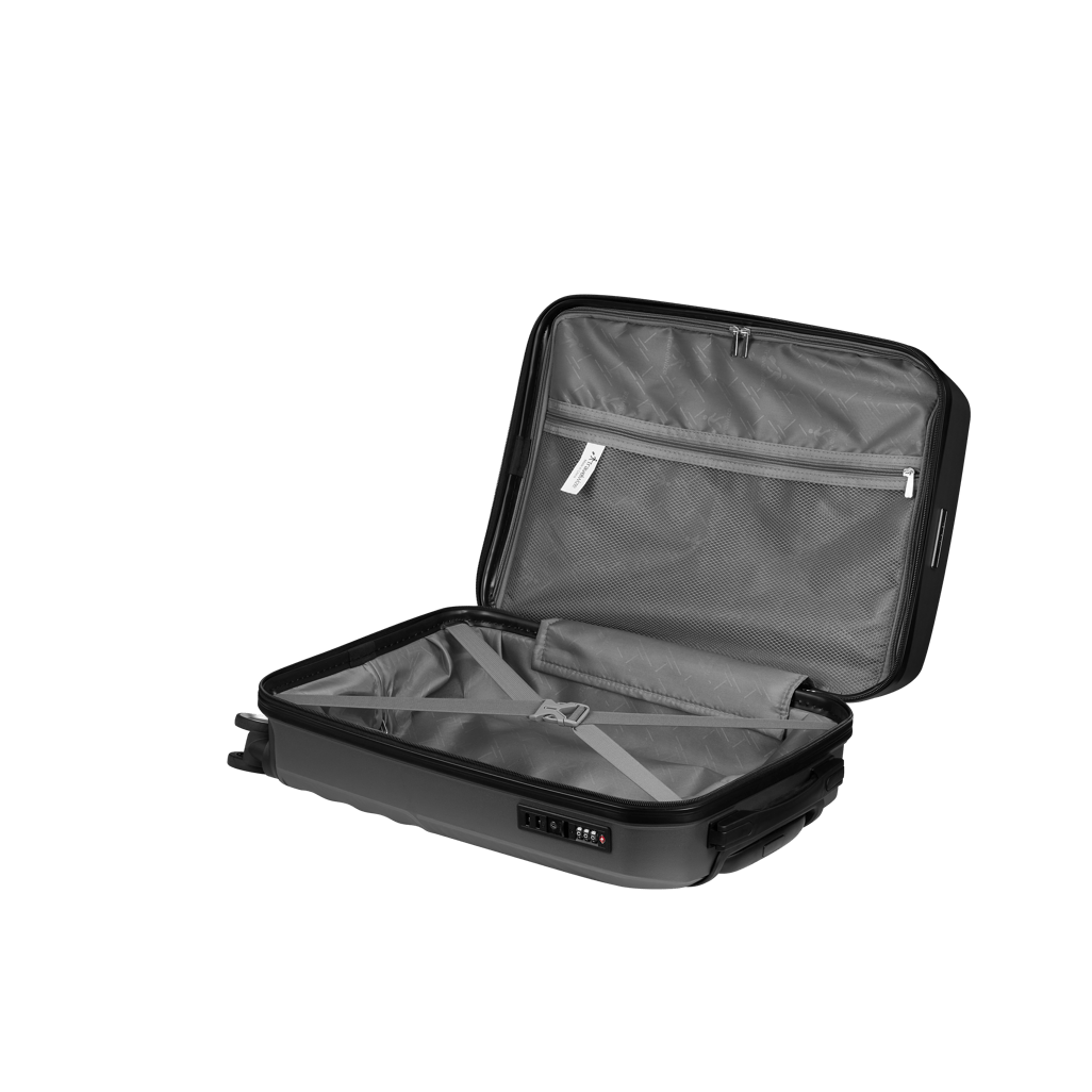Travelwize Quartz PP 4 - Wheels Spinner Luggage - Silver - Shopping4Africa