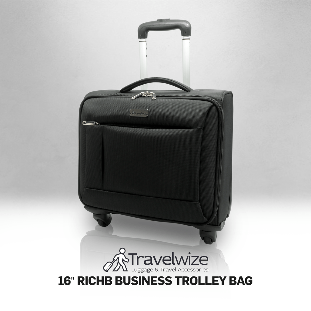 Travelwize RichB Business Trolley 16 inch - Black - Shopping4Africa