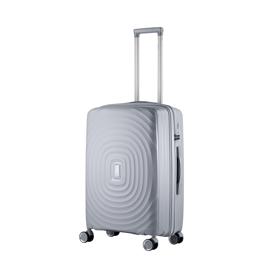 Travelwize Ripple PP 4 - Wheel Spinner Luggage Bag - Platinum - Shopping4Africa