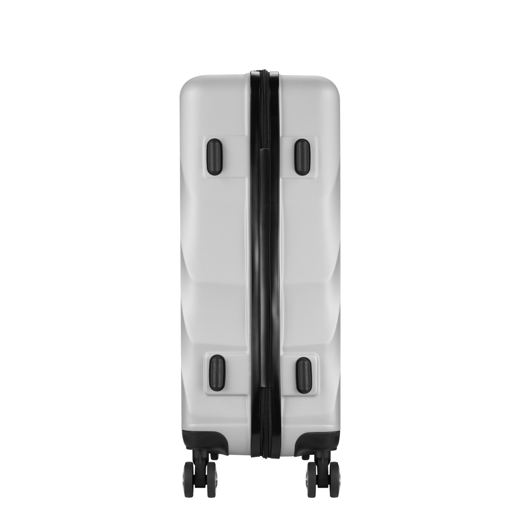 Travelwize Terra ABS 4 - Wheels Spinner Luggage - Silver - Shopping4Africa