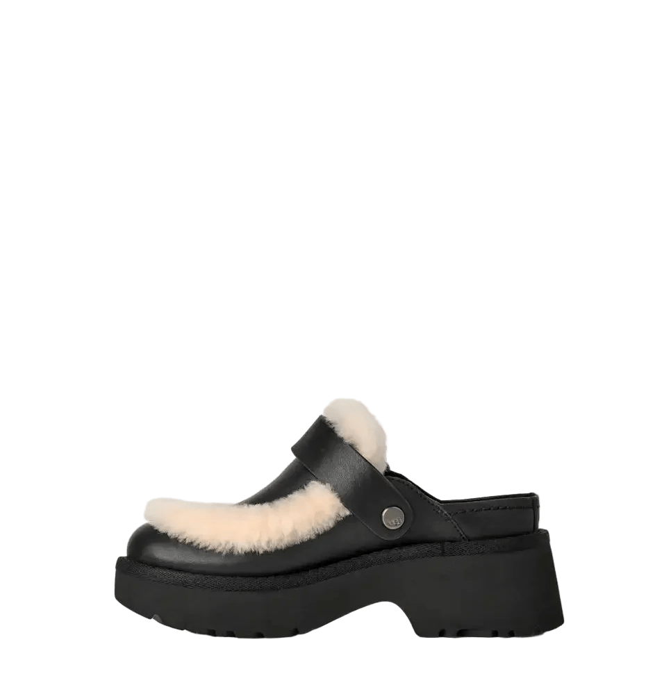 UGG - Women's Esmee Leather Clog Black - Shopping4Africa
