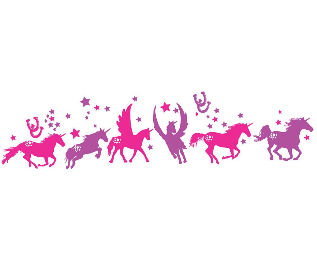 Unicorns - vinyl wall stickers - Shopping4Africa