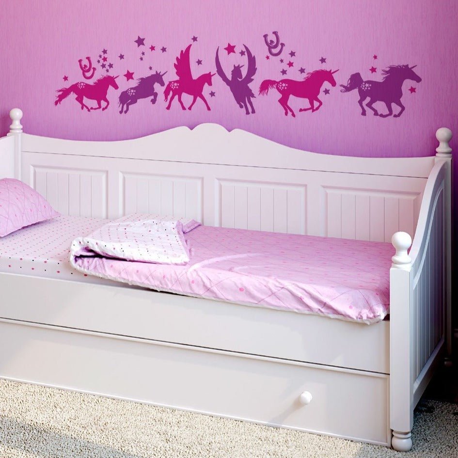 Unicorns - vinyl wall stickers - Shopping4Africa