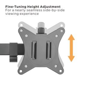 Unimount Dual Monitor Stand with Ergonomic Tilt & VESA Plate - Shopping4Africa