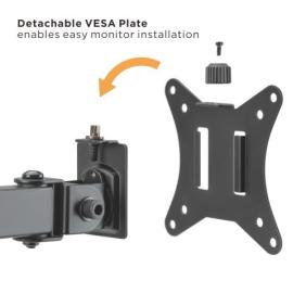 Unimount Dual Monitor Stand with Ergonomic Tilt & VESA Plate - Shopping4Africa