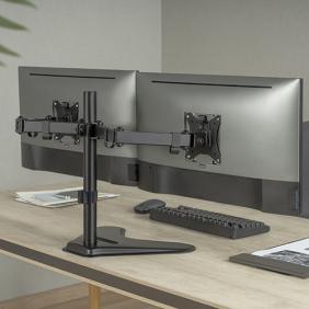 Unimount Dual Monitor Stand with Ergonomic Tilt & VESA Plate - Shopping4Africa