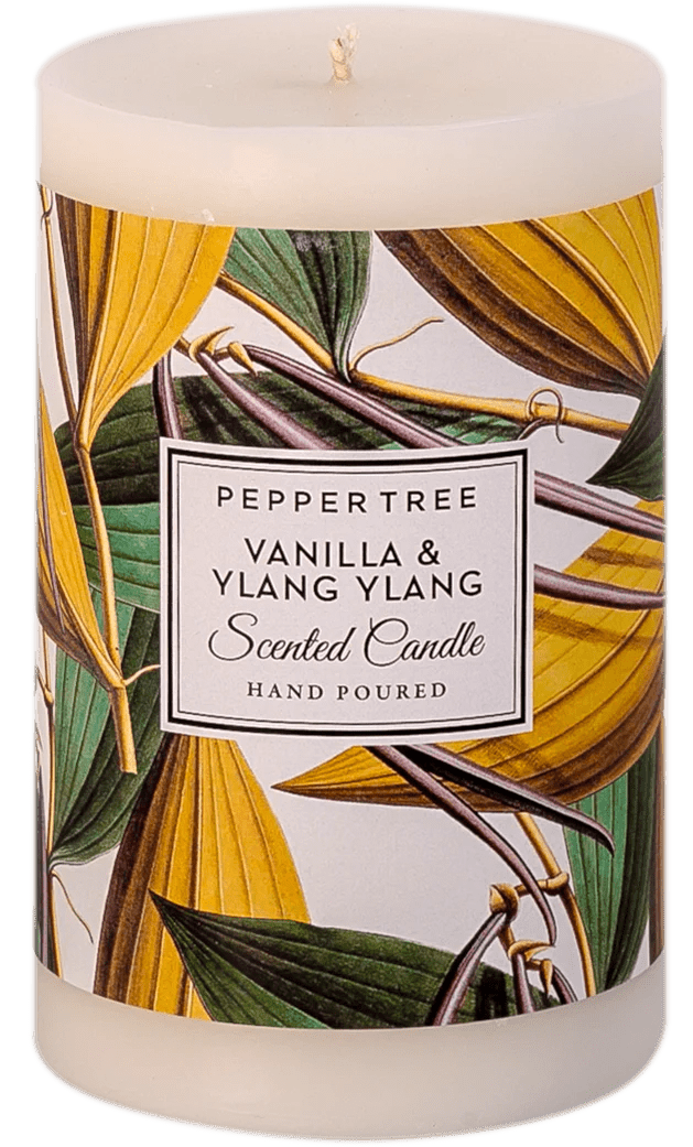 Vanilla & Ylang Ylang Scented Pillar Candle Medium - Shopping4Africa