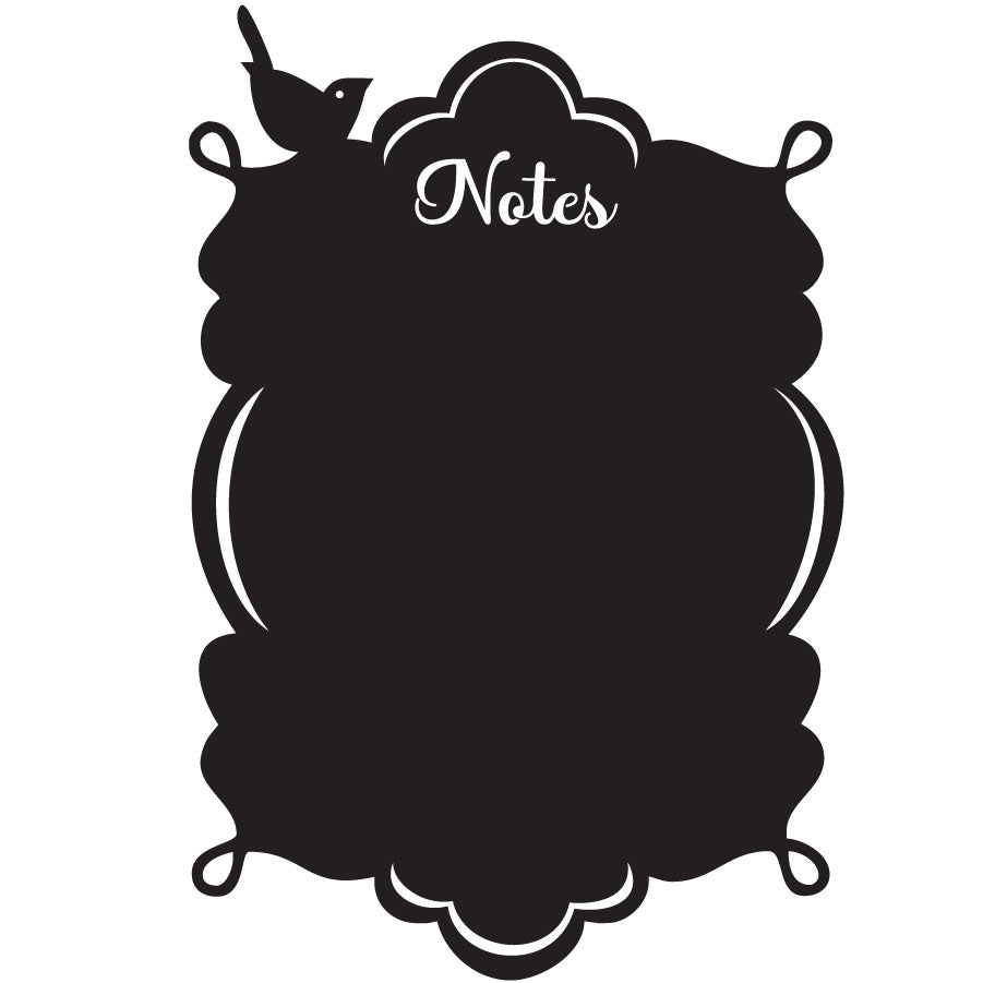 Vintage Notes - Vinyl chalkboard sticker - Shopping4Africa