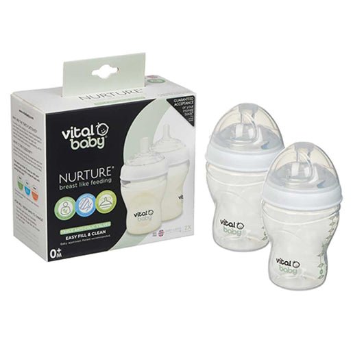 VITAL BABY NURTURE FEED BOTTLE 240MLX2 - Shopping4Africa