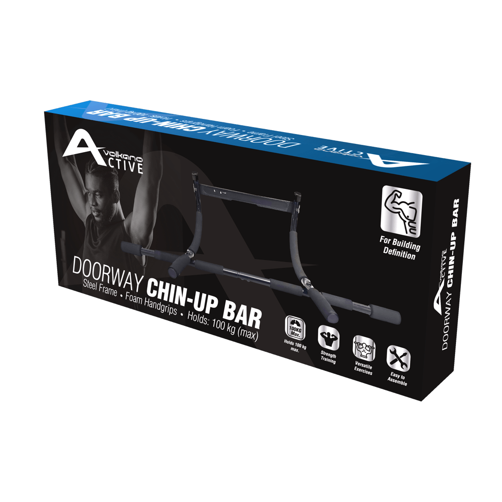 Volkano Active Doorway Chin - Up Bar - Black - Shopping4Africa