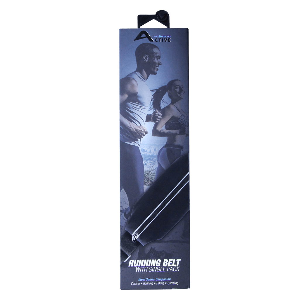 Volkano Active Strap Series Running Belt (Black) - Shopping4Africa