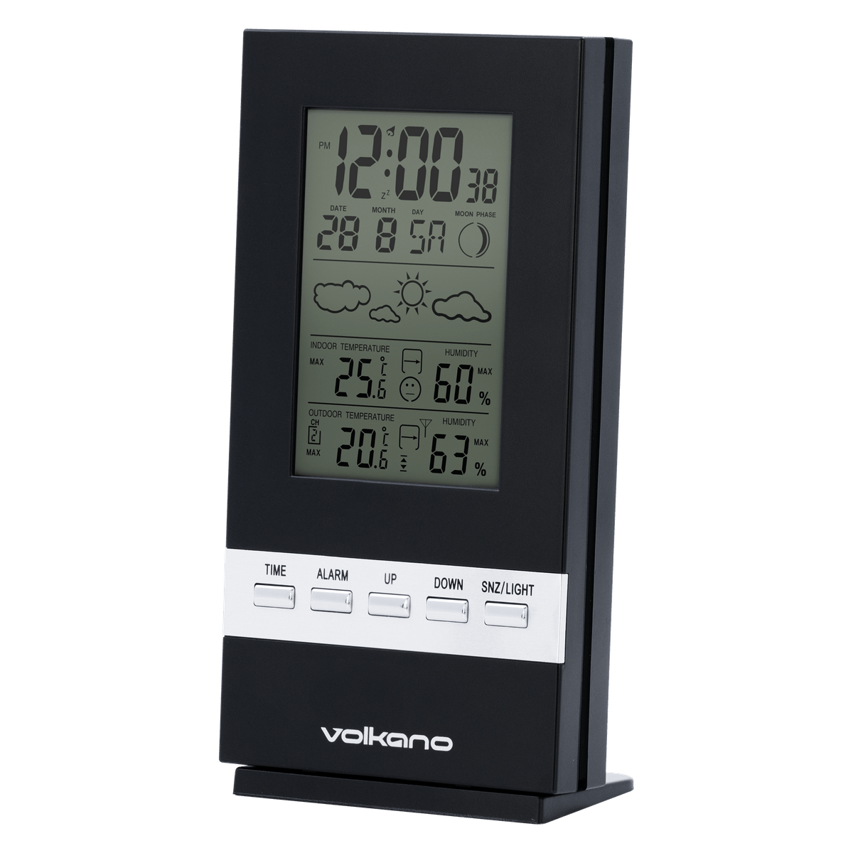 Volkano Dew series Weather Station - Black - Shopping4Africa