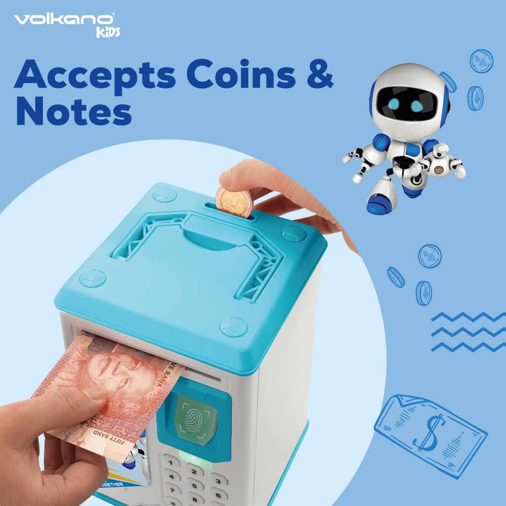 Volkano Kids Robo Vault series Kids Money Saving Vault - Shopping4Africa