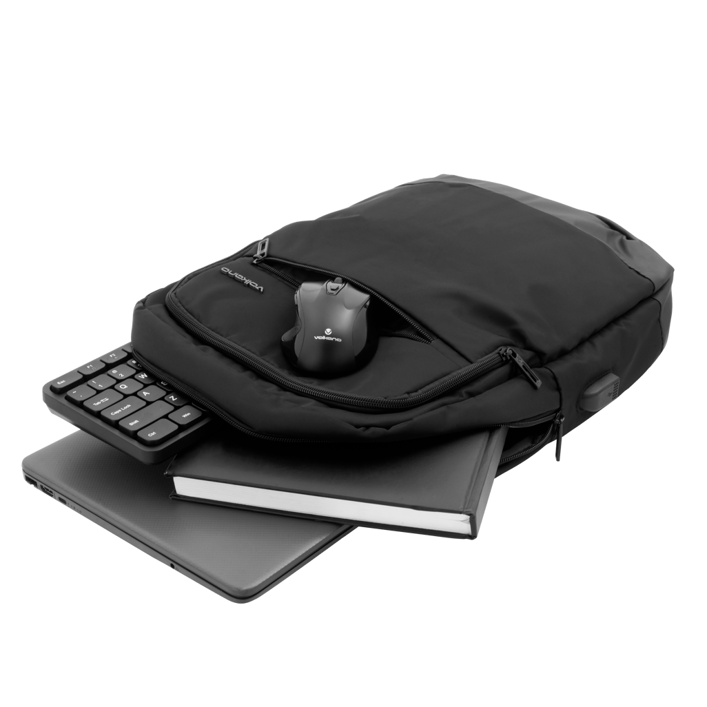 Volkano Roma 15.6 - inch Smart Laptop Backpack Black - Shopping4Africa