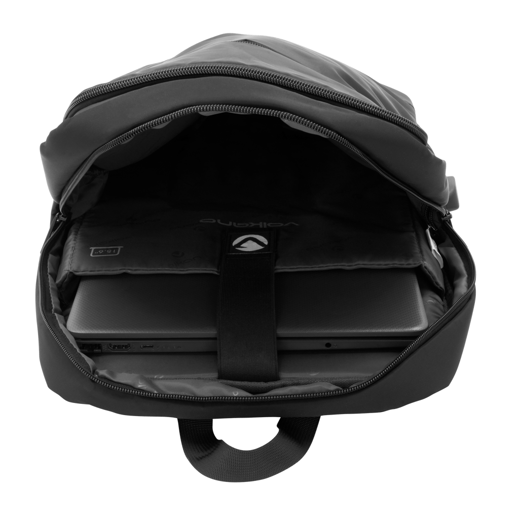 Volkano Roma 15.6 - inch Smart Laptop Backpack Black - Shopping4Africa