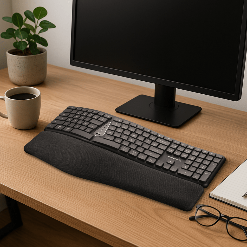 VolkanoX Ergo Bluetooth Wireless Keyboard - Shopping4Africa