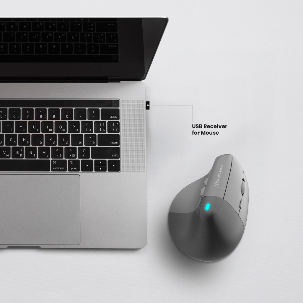 VolkanoX Ergo Bluetooth Wireless Mouse - Shopping4Africa