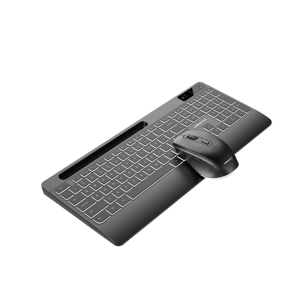 VolkanoX Gem Bluetooth Wireless Keyboard and Mouse combo - Black - Shopping4Africa