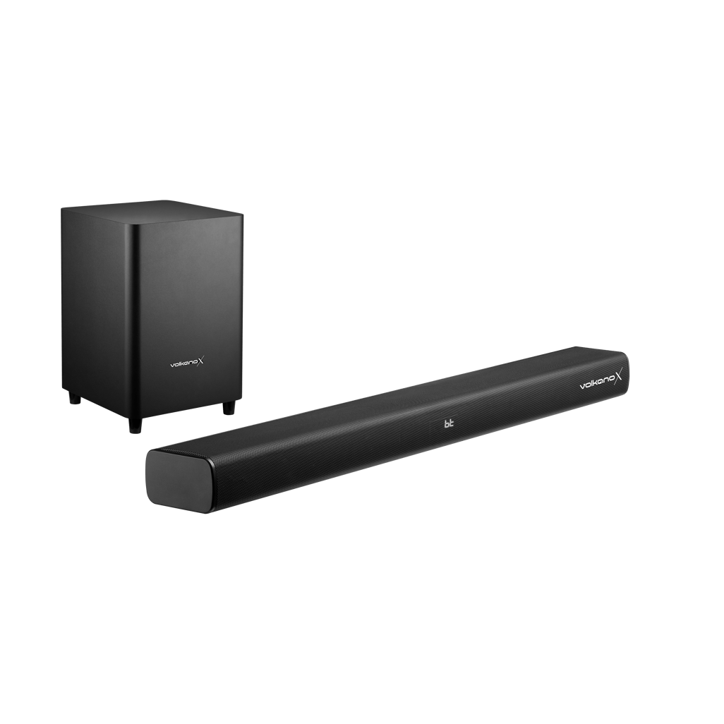 VolkanoX Supersonic 2 Series 2.1 200 W Soundbar System with Wireless Subwoofer - Black - Shopping4Africa