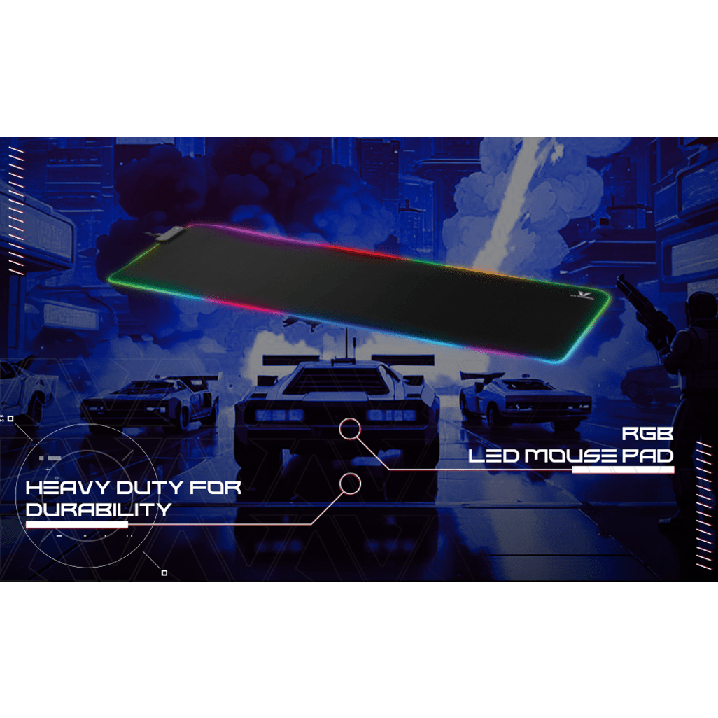 VX Gaming Harmonia RGB Mousepad Extra Wide 800x300x4mm - Shopping4Africa