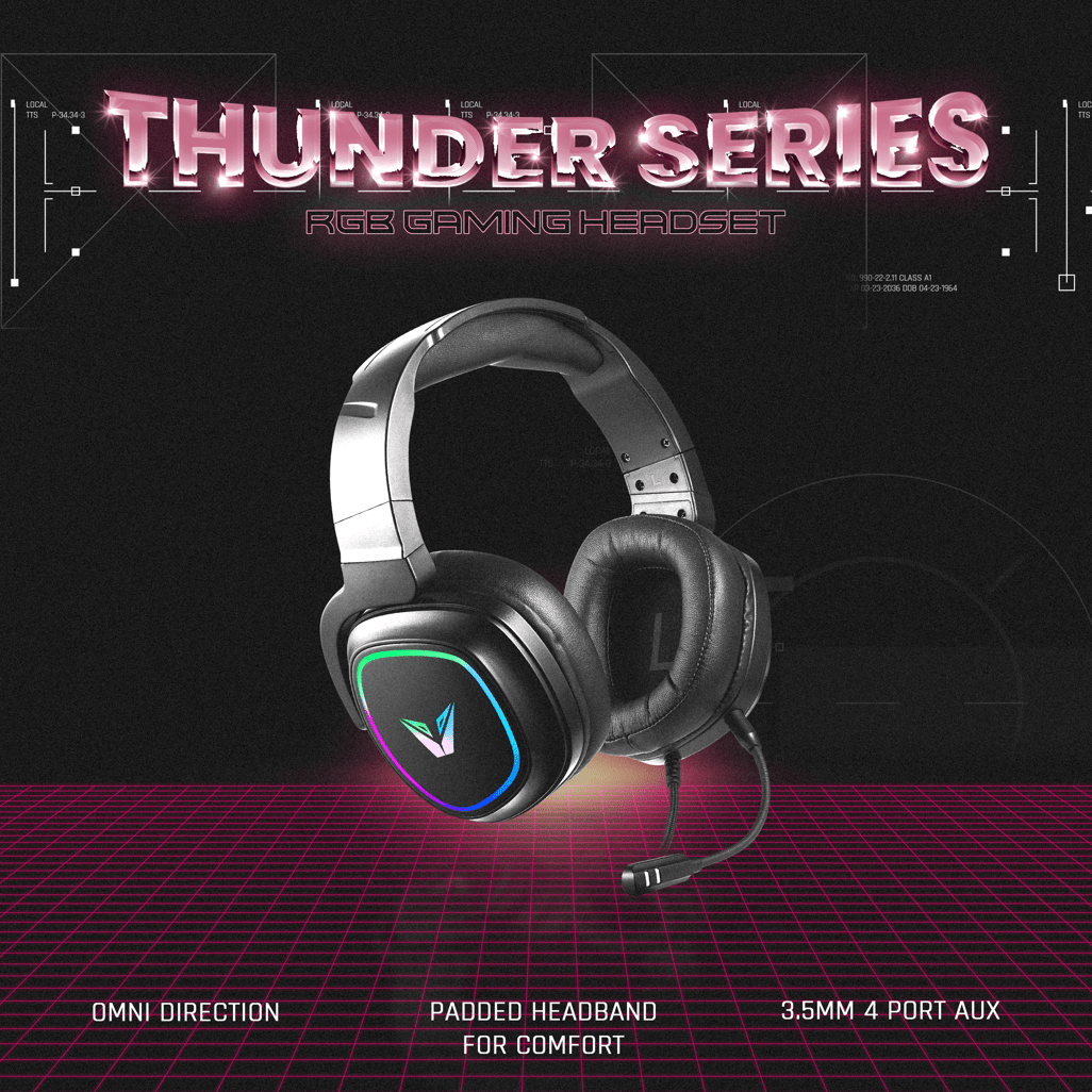 VX Gaming Maverick series Gaming Headset RGB - Shopping4Africa