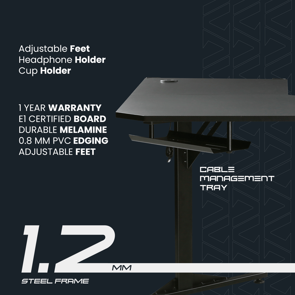 VX Gaming Rampage Gaming Desk - Shopping4Africa