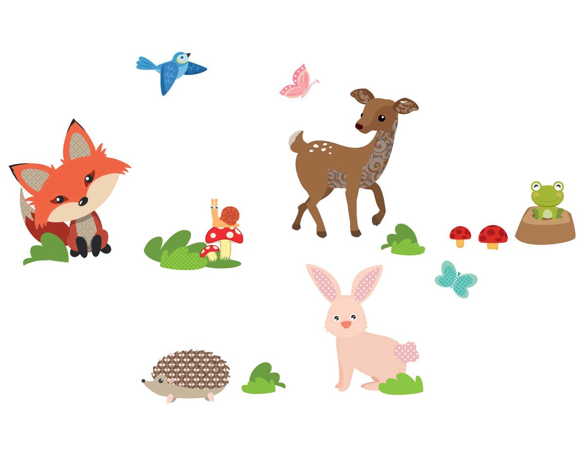 Woodland Forest Animals - Kid's Wall Stickers - Shopping4Africa