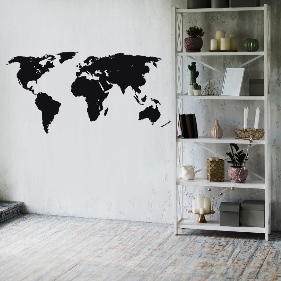 World Map - vinyl wall sticker - Shopping4Africa