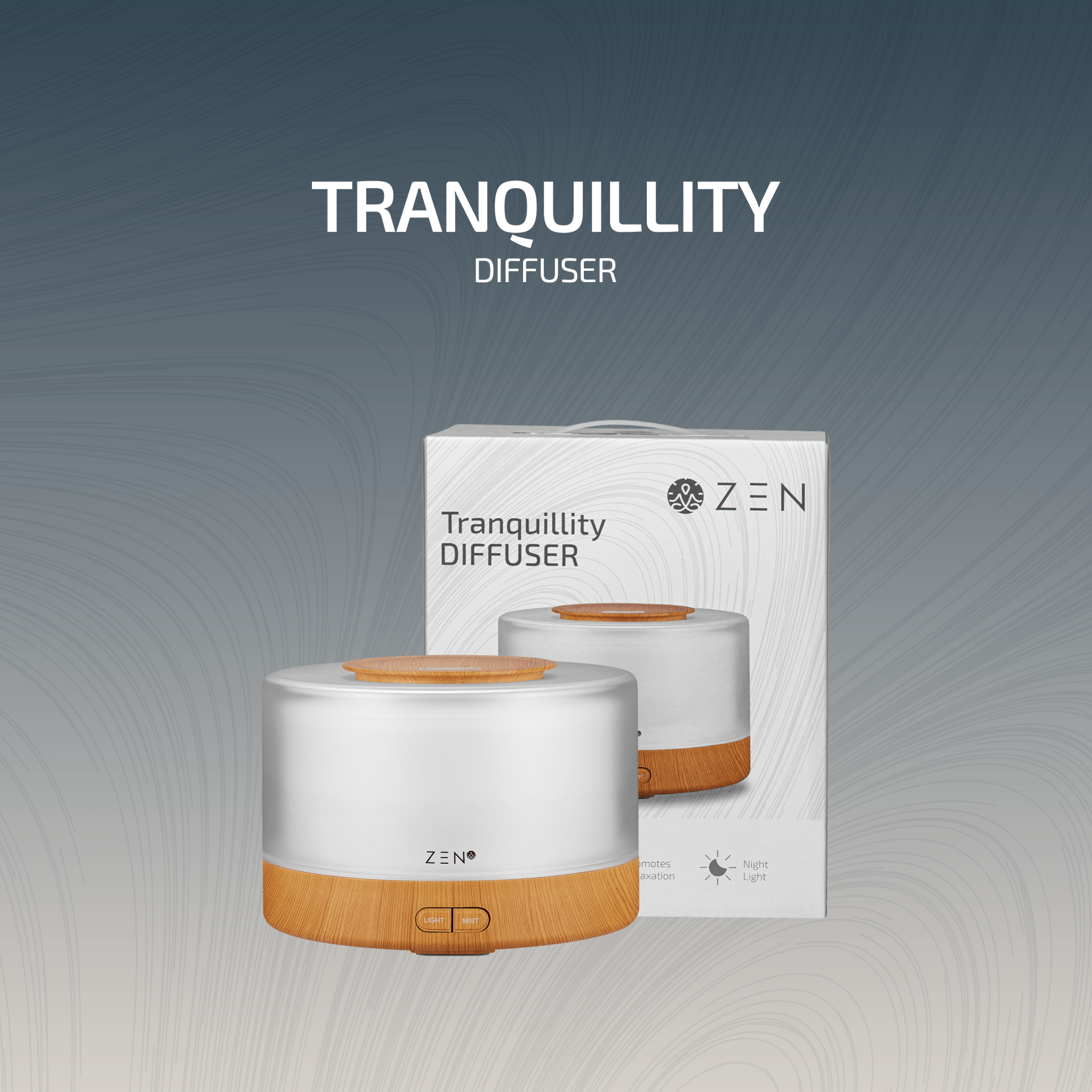 Zen Tranquillity Diffuser - Light Wood ZN - 4002 - LW - Shopping4Africa