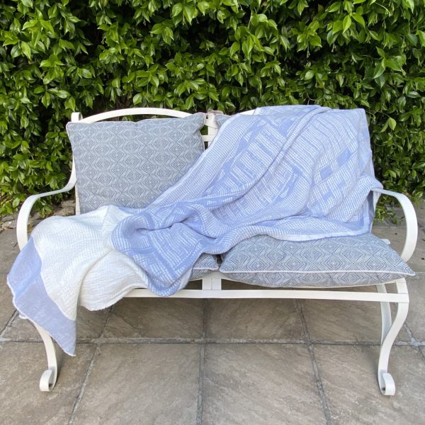 100% Linen Bogolan Lounge Throws - Shopping4Africa