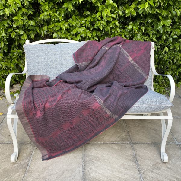 100% Linen Bogolan Lounge Throws - Shopping4Africa