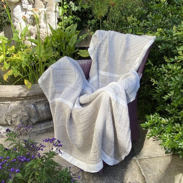 100% Linen Bogolan Lounge Throws - Shopping4Africa