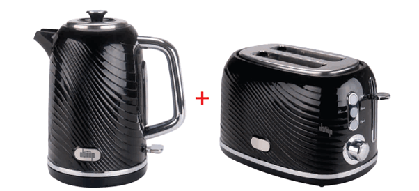 1.7L Cordless Kettle & 2 Slice Toaster Breakfast Combo Sunbeam Ultimum - Shopping4Africa