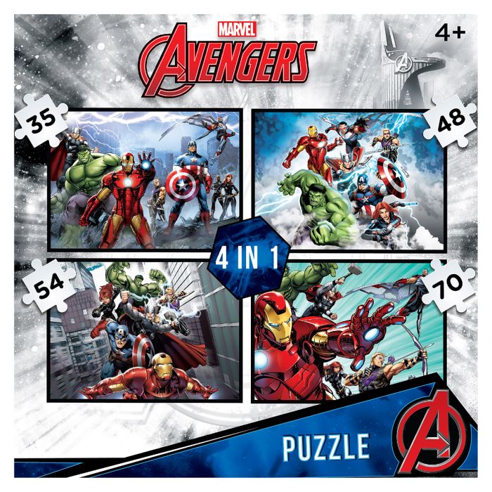 4 In 1 Avengers Puzzle- Grafix - Shopping4Africa