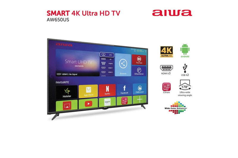 AIWA 65” UHD Smart TV AW650US - Shopping4Africa