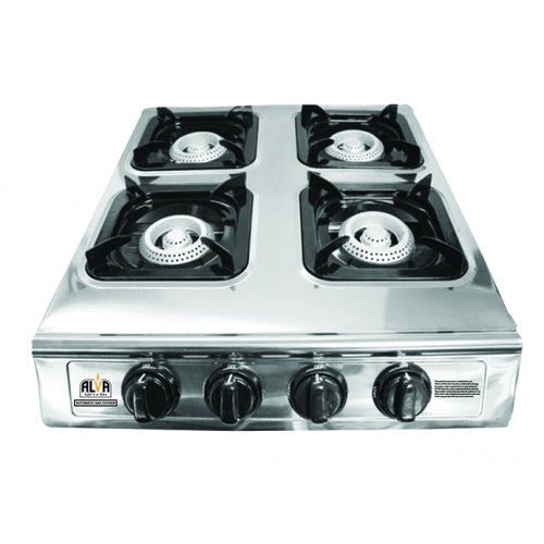 ALVA 4 Burner Stainless Steel Gas Stove 1 - Shopping4Africa