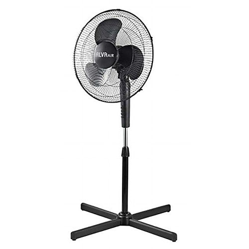 Alva Air 40cm Plastic Pedestal Fan- Black 1 - Shopping4Africa