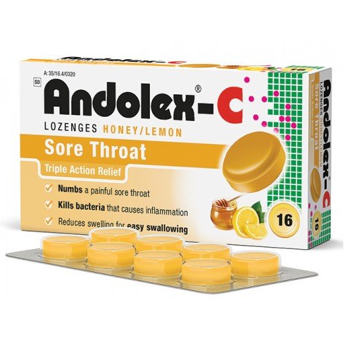 ANDOLEX-C 16 Lozenges - Several Flavours - Shopping4Africa