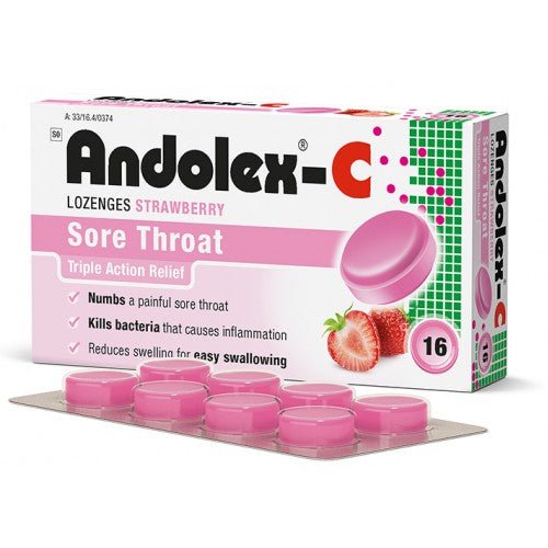 ANDOLEX-C 16 Lozenges - Several Flavours - Shopping4Africa