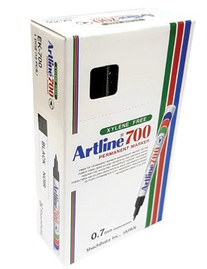Artline 700 - Chisel Tip Permanent Marker 0.7mm, Black 12’s - Shopping4Africa