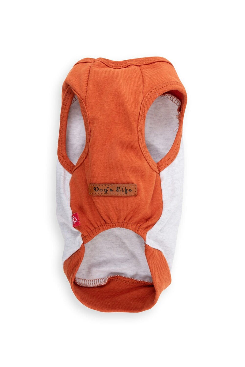 Awesome Little Dog Tank Top Orange - Shopping4Africa