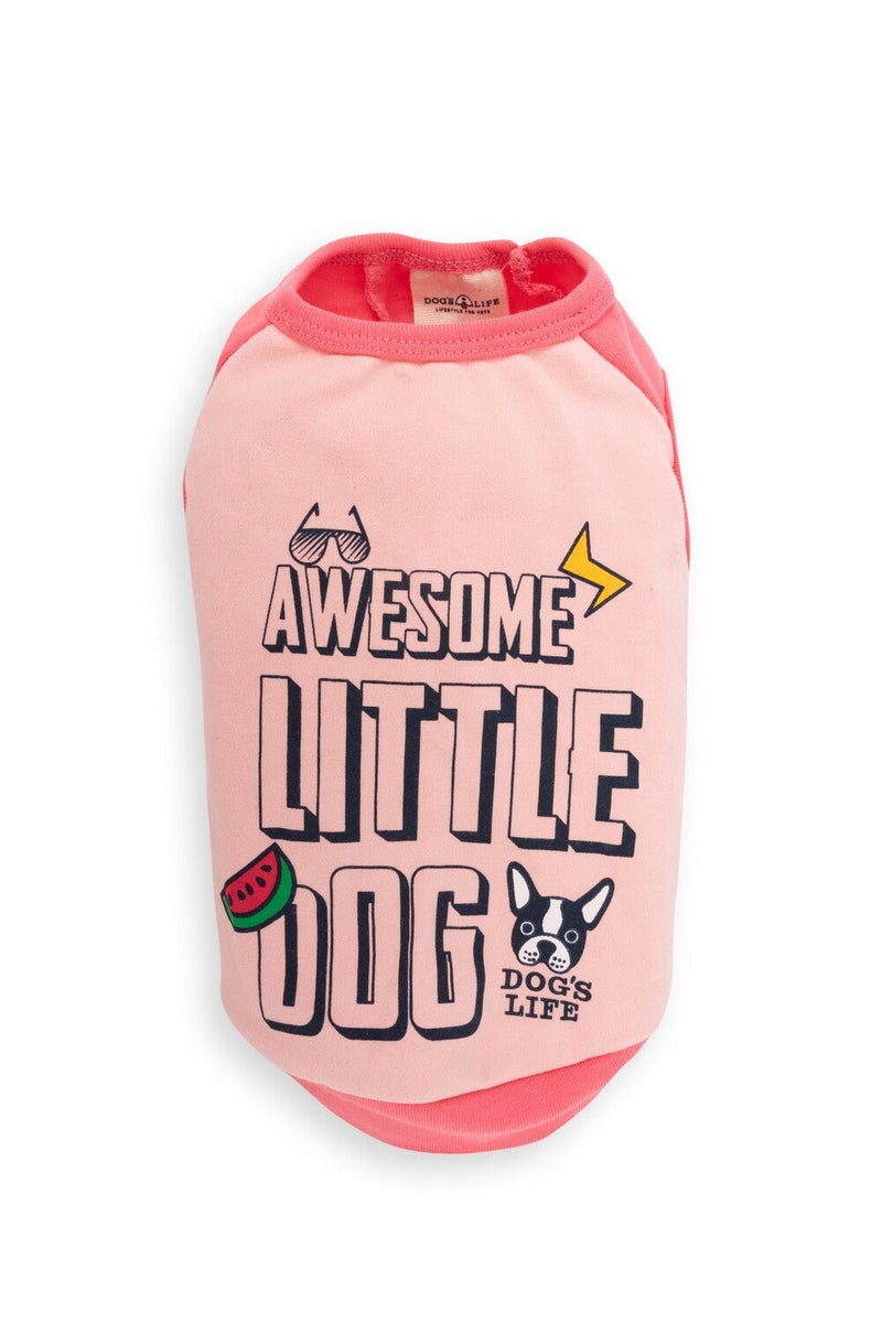 Awesome Little Dog Tank Top Pink - Shopping4Africa