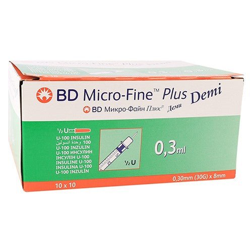 BD microfine + u100 0.3ml 30g 8mm 100~ - Shopping4Africa