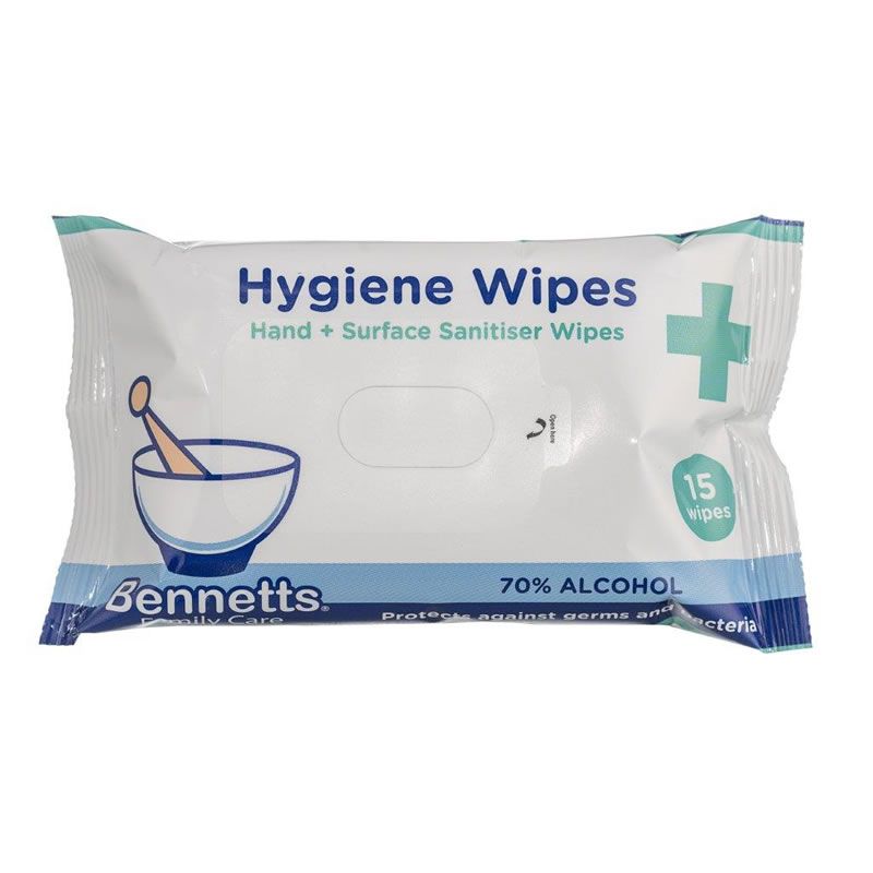 Bennets Family Care Hygiene Wipes 15's - Shopping4Africa