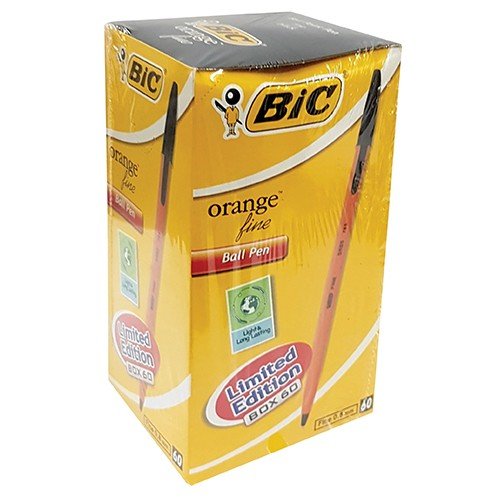 BIC Pen Orange Fine Box of 60 Black/Blue/Red - Shopping4Africa