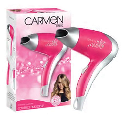 CARMEN COMPACT PINK 1200W HAIRDRYER 1 - Shopping4Africa