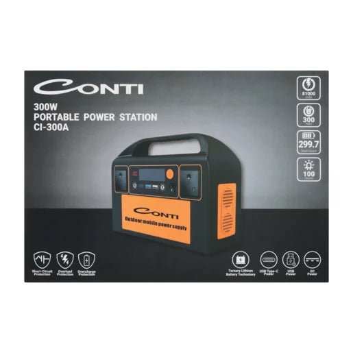 Conti 300W Portable carry case power station CI-300A - Shopping4Africa