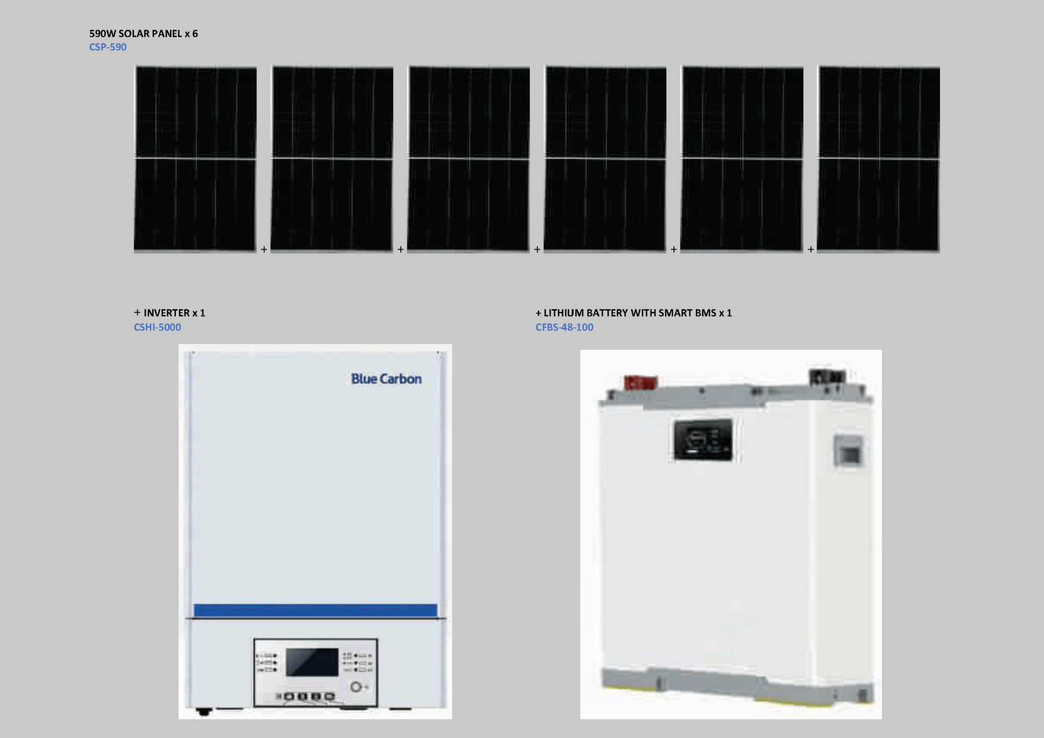 CONTI 5,5 KW Hybrid Solar Installation Package - CSP-500 - Shopping4Africa