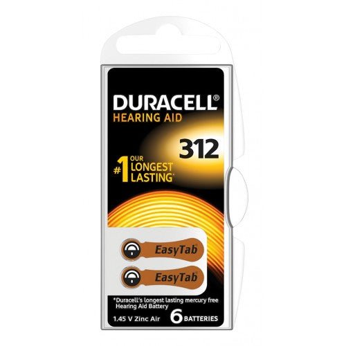 Duracell Hearing Aid Batteries DA312 6S - Shopping4Africa